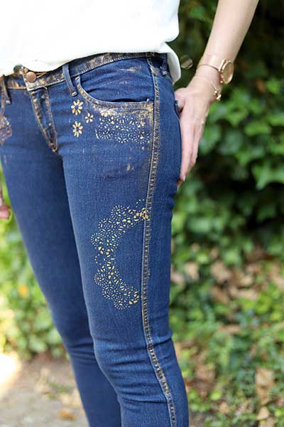 jeans gold